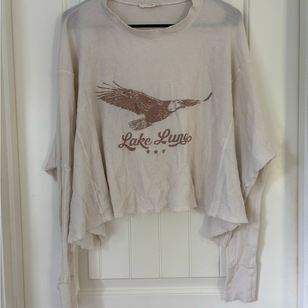 Spell Cream thermal cropped Top